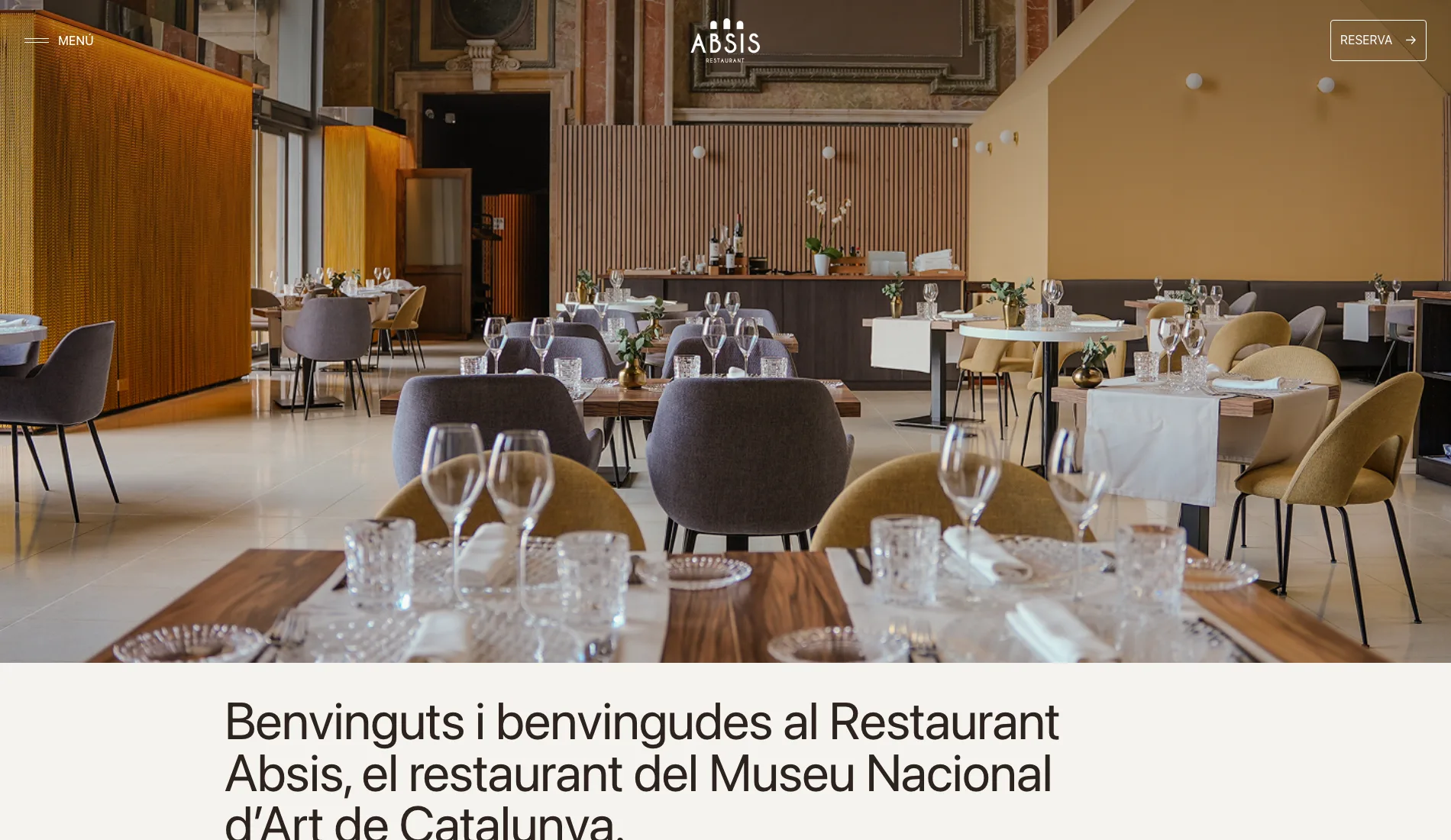 Absis Restaurant homepage